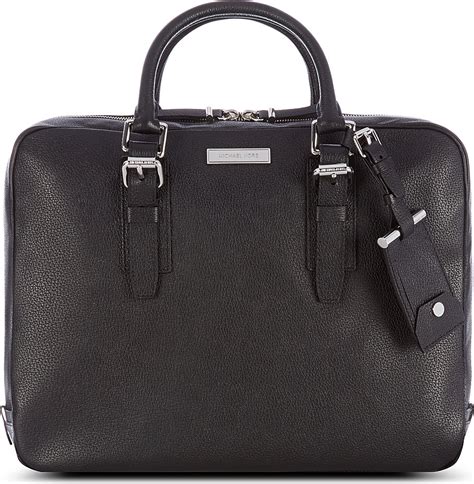 michael kors lg briefcase leather black 33s7sosa3l|Michael Kors LG Briefcase Leather Black 33S7SOSA3L.